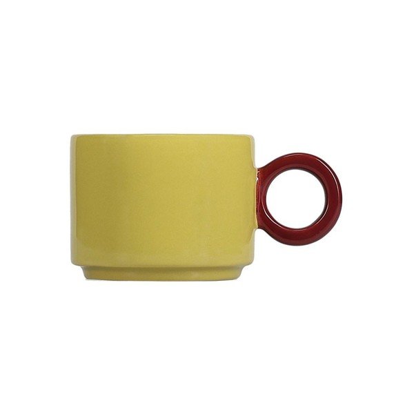 Kameninový hrnek v hořčicové barvě 280 ml Lou – ONA