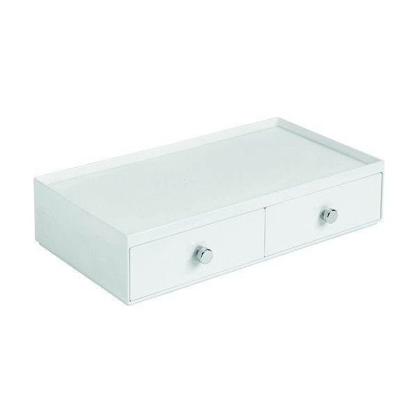 Bílý organizér se dvěma zásuvkami iDesign Drawer-image-1
