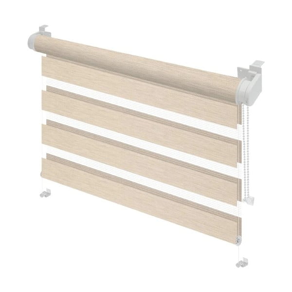 Krémová roleta den a noc 42,5x150 cm Zebra Silvalin – Gardinia-image-1