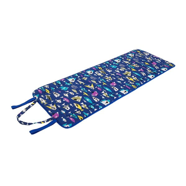 Modrý zahradní podsedák na lehátko 52x148 cm   Fishes – B.E.S.