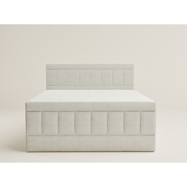 Béžová boxspring postel s úložným prostorem 160x200 cm Caya – Maison de Rêve-image-2