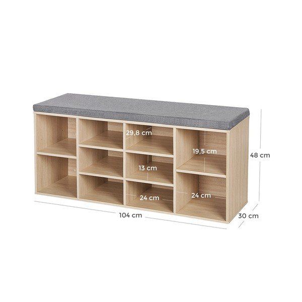 Botník s 10 přihrádkami Songmics-image-2