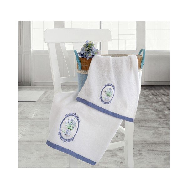 Set bílé osušky a ručníku Irya Home Spa, 30x50 cm a 50x90 cm-image-1