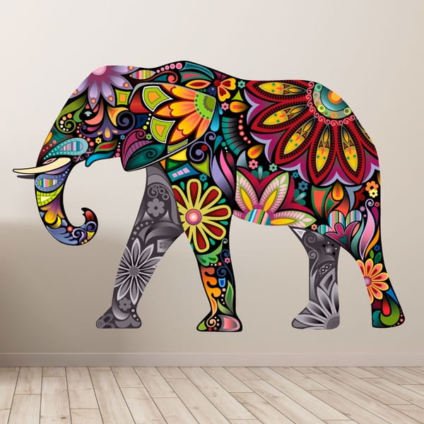 Samolepka Ambiance India Elephant, 60 x 85 cm-image-1