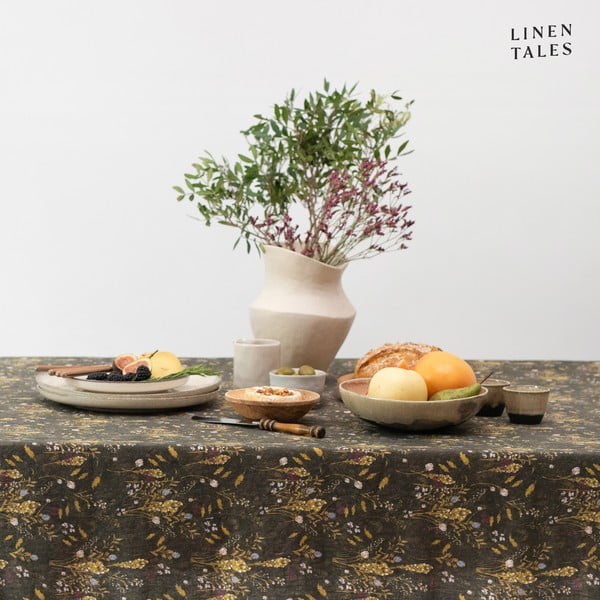 Lněný ubrus 140x200 cm Woodland – Linen Tales-image-3