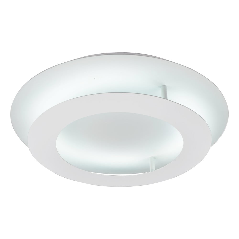 LED stropní svítidlo ve stříbrné barvě s kovovým stínidlem 40x40 cm Merle – Candellux Lighting