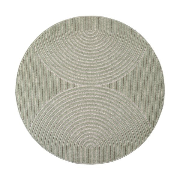 Zelený kulatý vnitřní a venkovní koberec ø 160 cm Nova 1201 – Ayyildiz Carpets