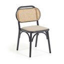 Černo-béžová jídelní židle Doriane – Kave Home