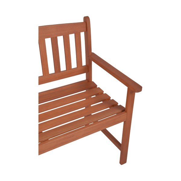 Hnědá dřevěná zahradní lavice Promotion – Garden Pleasure-image-2