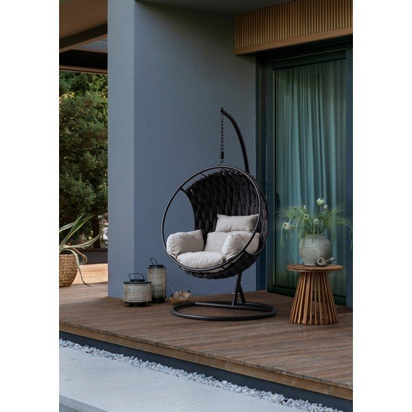 Kulatý zahradní stolek z masivu akácie ø 50 cm Rodano – Bizzotto-image-2