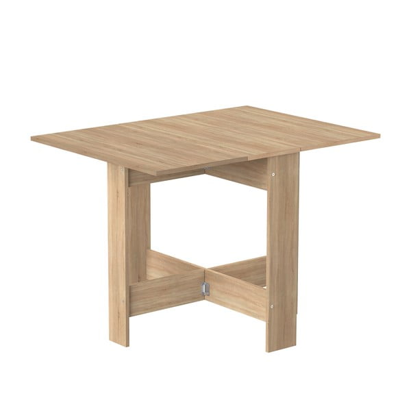 Rozkládací jídelní stůl v dekoru dubu 76x28 cm Papillon – TemaHome-image-3