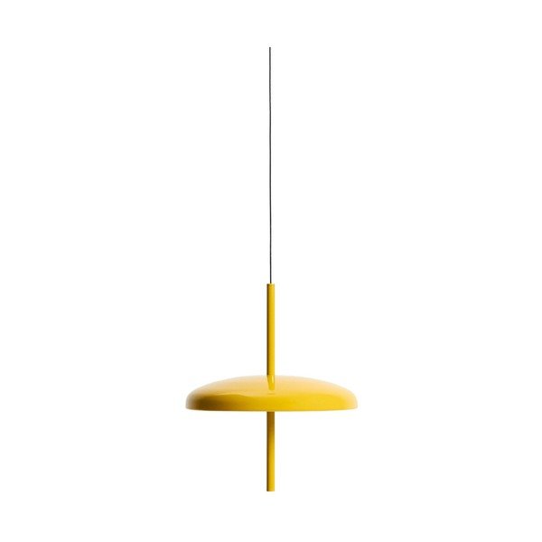 Žluté LED stmívatelné závěsné svítidlo s kovovým stínidlem ø 16 cm Porte – Kave Home