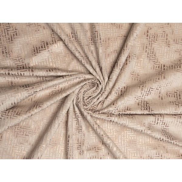 Béžový závěs 140x260 cm Terra – Mendola Fabrics