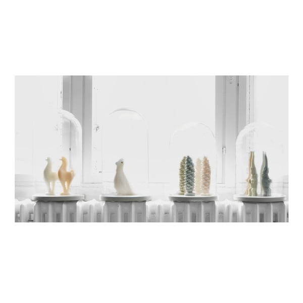 Svíčka Kůň, šedá-image-1