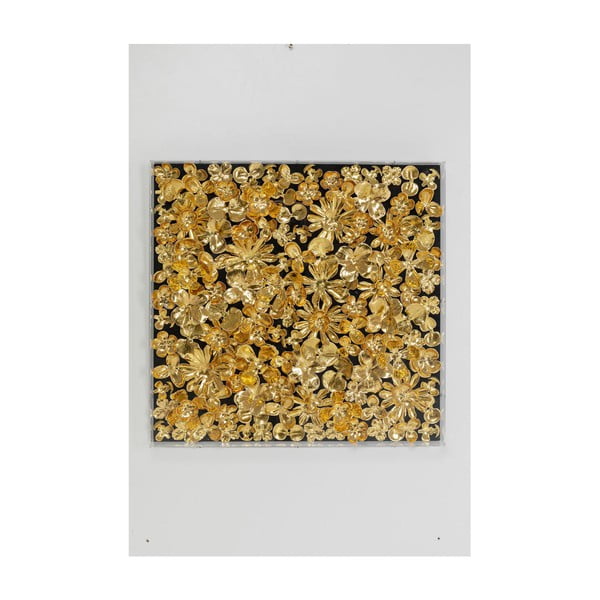 Obraz 60x60 cm Gold Flower – Kare Design