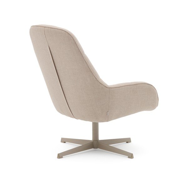 Béžové otočné křeslo Jaspe – Kave Home-image-4