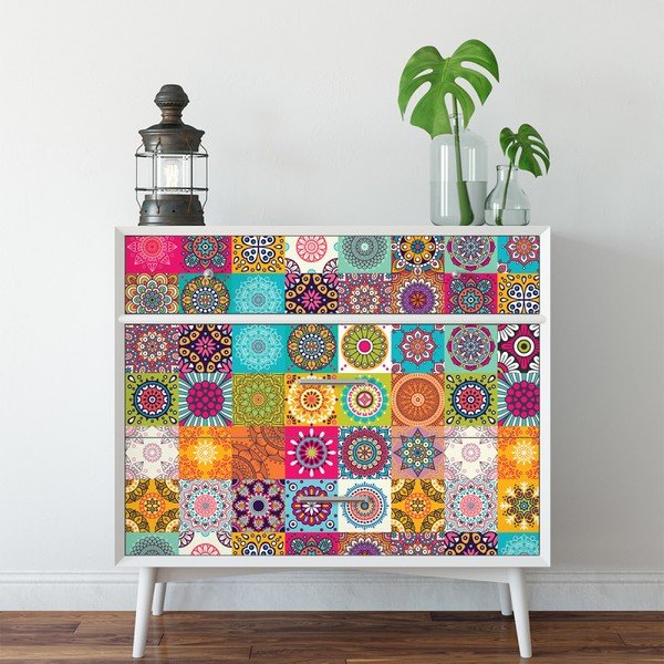 Sada 30 samolepek na nábytek Ambiance Tiles Stickers For Furniture Lopez, 20 x 20 cm-image-1