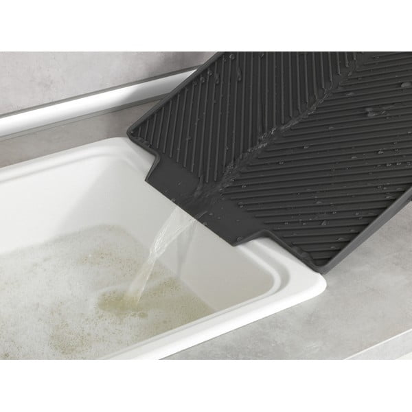 Tmavě šedý odkapávač Wenko Neli, 34 x 40 cm-image-4