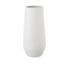 Bílá keramická váza Unimasa, 14,5 x 30 cm