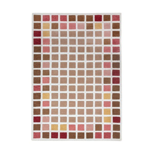 Růžový ručně tkaný vlněný koberec 160x230 cm Renga Wool – Flair Rugs