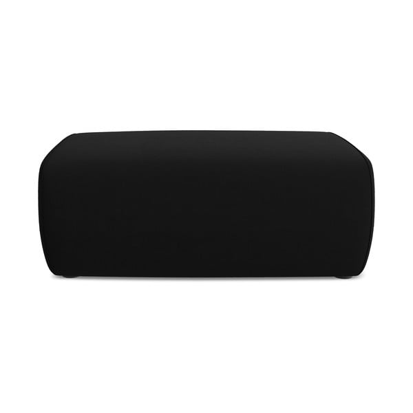 Černá sametová podnožka Kapua – Makamii