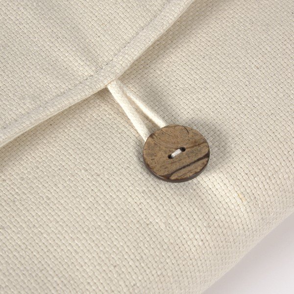 Bílá cestovní podložka na přebalování z organické bavlny Kave Home Jeila-image-4