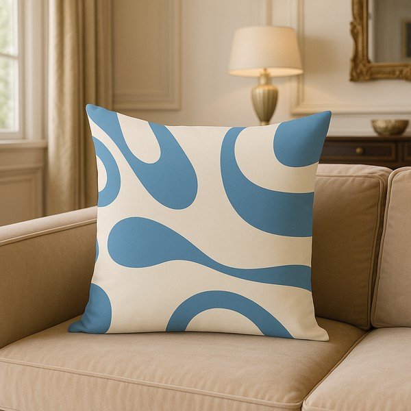 Povlak na polštář 43x43 cm Blue Latte – Mila Home-image-3