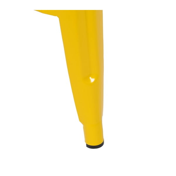 Žluté kovové barové stoličky v sadě 2 ks (výška sedáku 61 cm) – Ixia-image-2