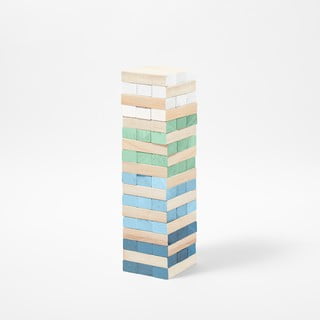 Společenská hra z masivního dřeva paulownia Sunnylife Giga Jenga Tower