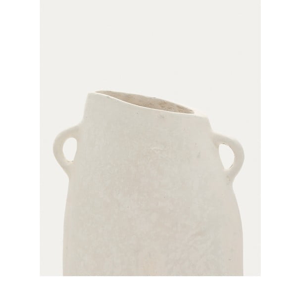 Krémová ručně vyrobená váza (výška 27 cm) Neti – Kave Home-image-1