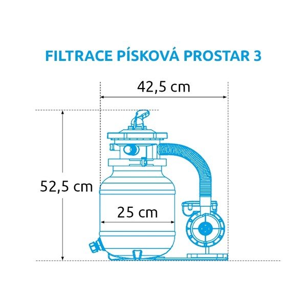 Písková filtrace ProStar 3 - 3,8 m3/h – Marimex-image-1