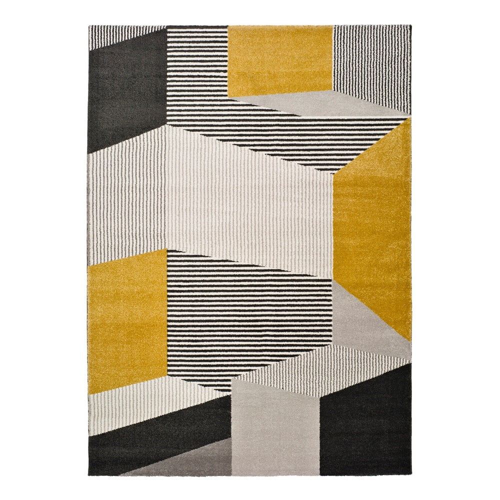 Šedo-béžový koberec Universal Elle Multi, 80 x 150 cm