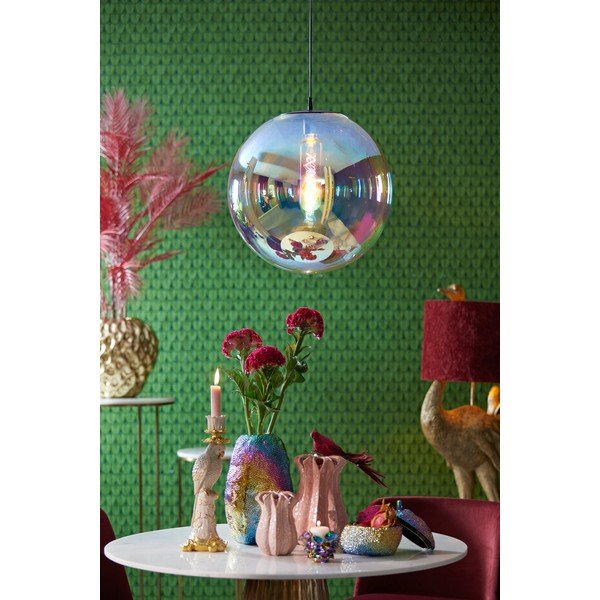 Závěsné svítidlo se skleněným stínidlem ø 48 cm Medina – Light & Living-image-1