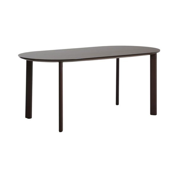 Zahradní jídelní stůl se skleněnou deskou 90x180 cm Erice – Kave Home