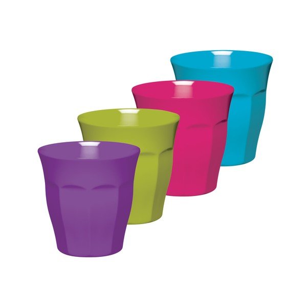 Sada 4 kelímků Kitchen Craft Colourworks, 225 ml