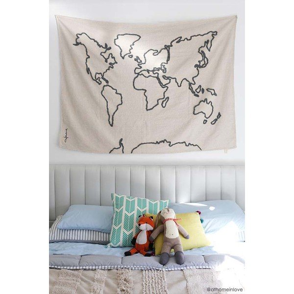 Nástěnná mapa 160x120 cm Canvas Map – Lorena Canals-image-2