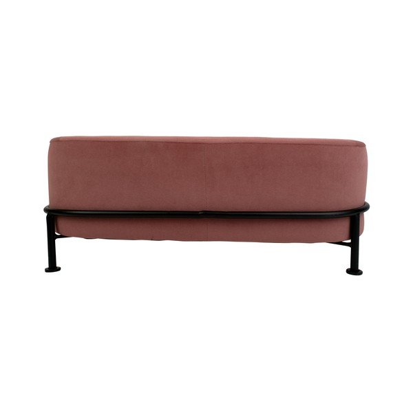 Růžový sametový pelíšek pro domácí mazlíčky Leitmotiv Puffed-image-4