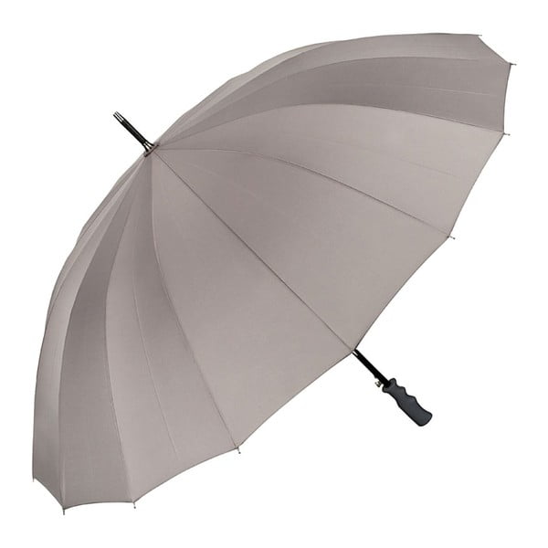 Šedý holový deštník Von Lilienfeld Cleo XXL, ø 120 cm