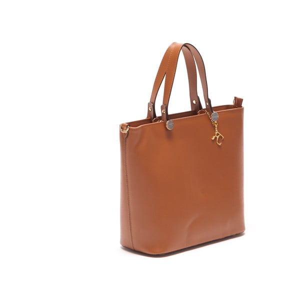 Kožená kabelka Damien 432 Cognac-image-1