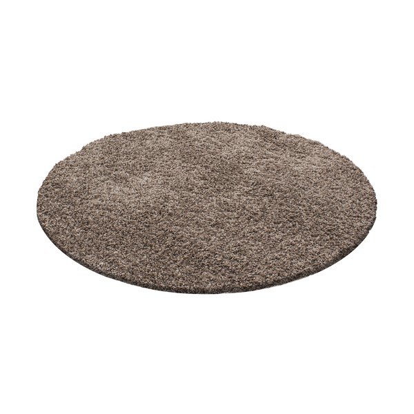 Hnědý kulatý koberec ø 160 cm Life – Ayyildiz Carpets