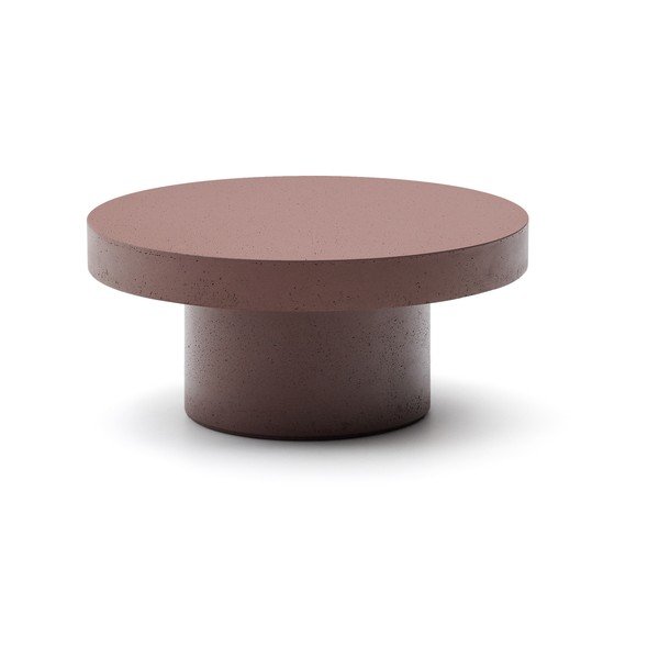 Betonový kulatý zahradní konferenční stolek ø 66 cm Aiguablava – Kave Home