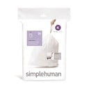 Stahovací pytle na odpadky v sadě 20 ks 45 l K – simplehuman