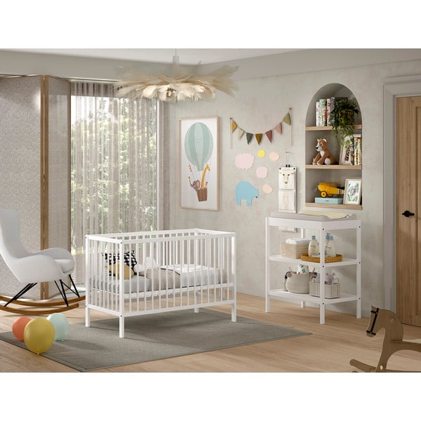 Set dětského nábytku z bukového dřeva 2 ks Dino – Vipack-image-1