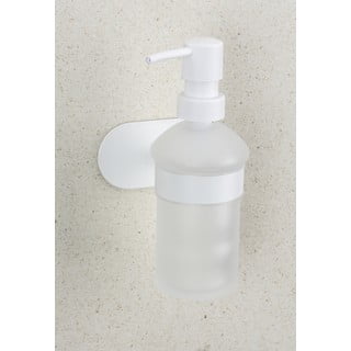 Bílý samodržící skleněný dávkovač mýdla 200 ml Orea – Wenko