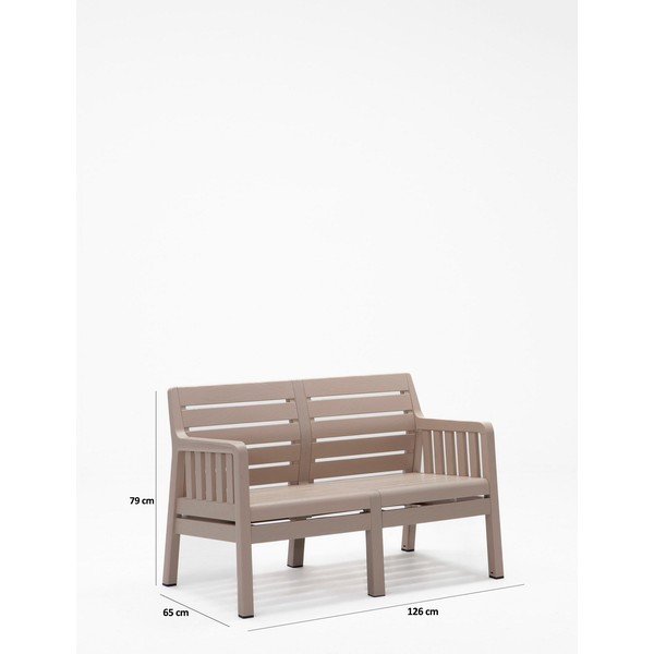 Béžový zahradní lounge set pro 4 Lara – Floriane Garden-image-4