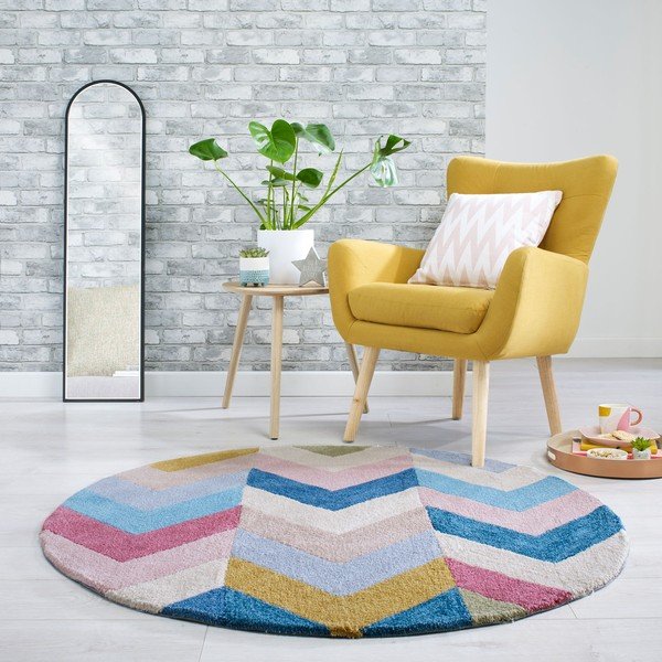 Koberec Flair Rugs Chroma, ø 133 cm-image-4