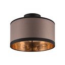Černo-hnědé stropní svítidlo ø 30 cm Davos – Reality