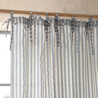 Modrá záclona 140x229 cm Zanzibar Stripe – Pineapple Elephant