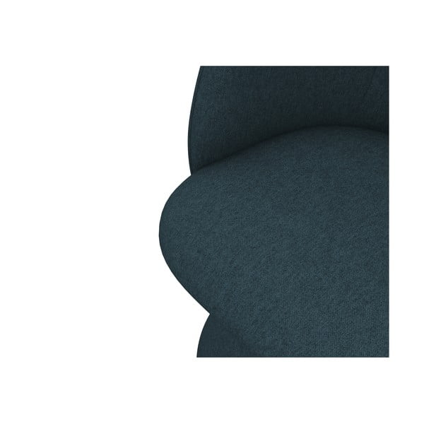 Čalouněné jídelní křeslo v petrolejové barvě Maia – Makamii-image-4