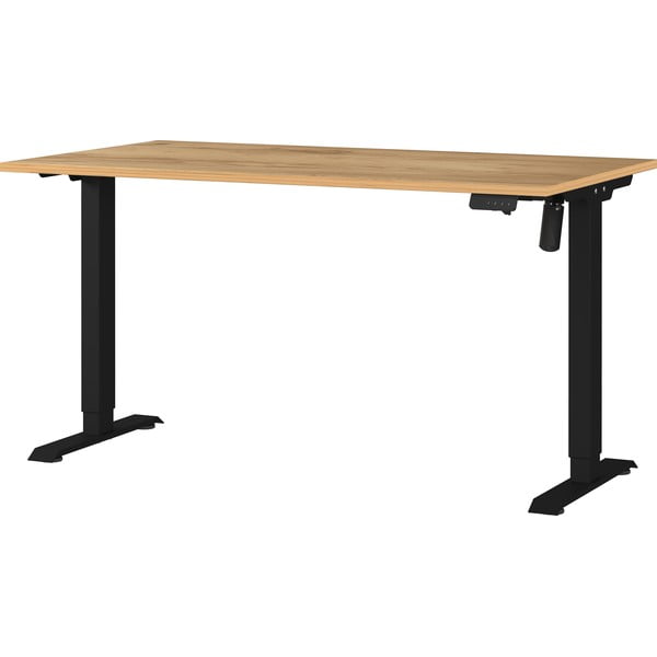 Pracovní stůl s elektricky nastavitelnou výškou 80x140 cm Boras – Germania-image-2